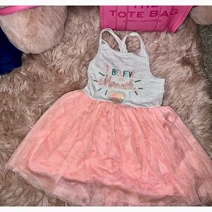 NEW✨ Maggie & Zoe Believe in Mermaids Glitter Tulle Sundress, Size 5T